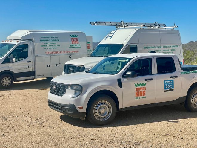 A large commercial van.