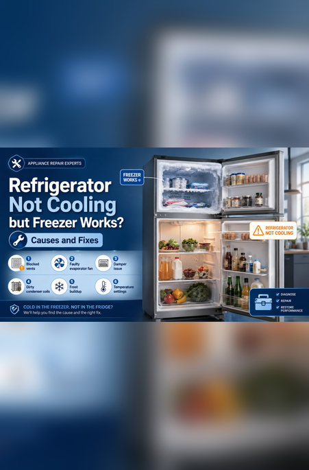 Refrigerator not cooling but freezer works